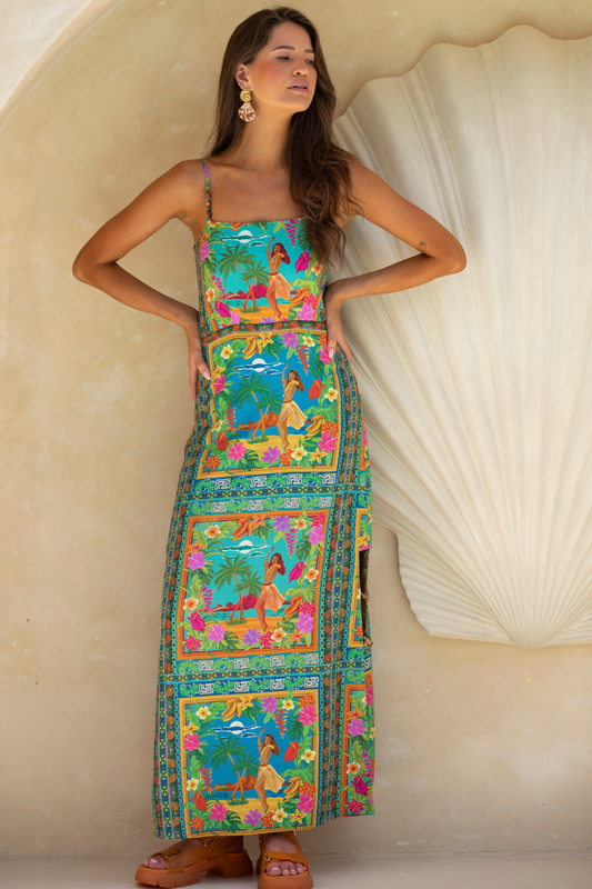 Aloha Maxi Dress - Tiki
