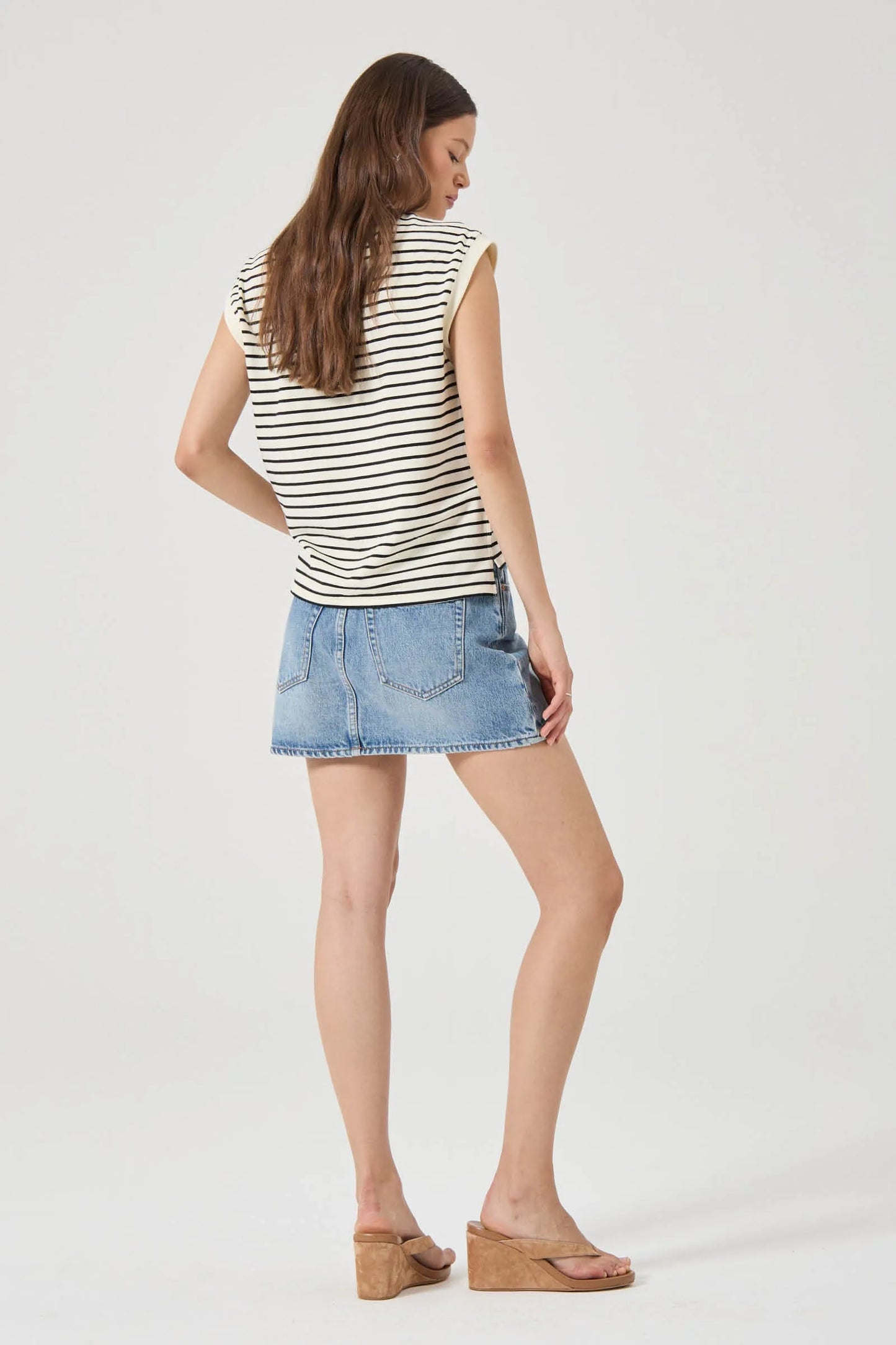 Muscle Tank - Black Stripe