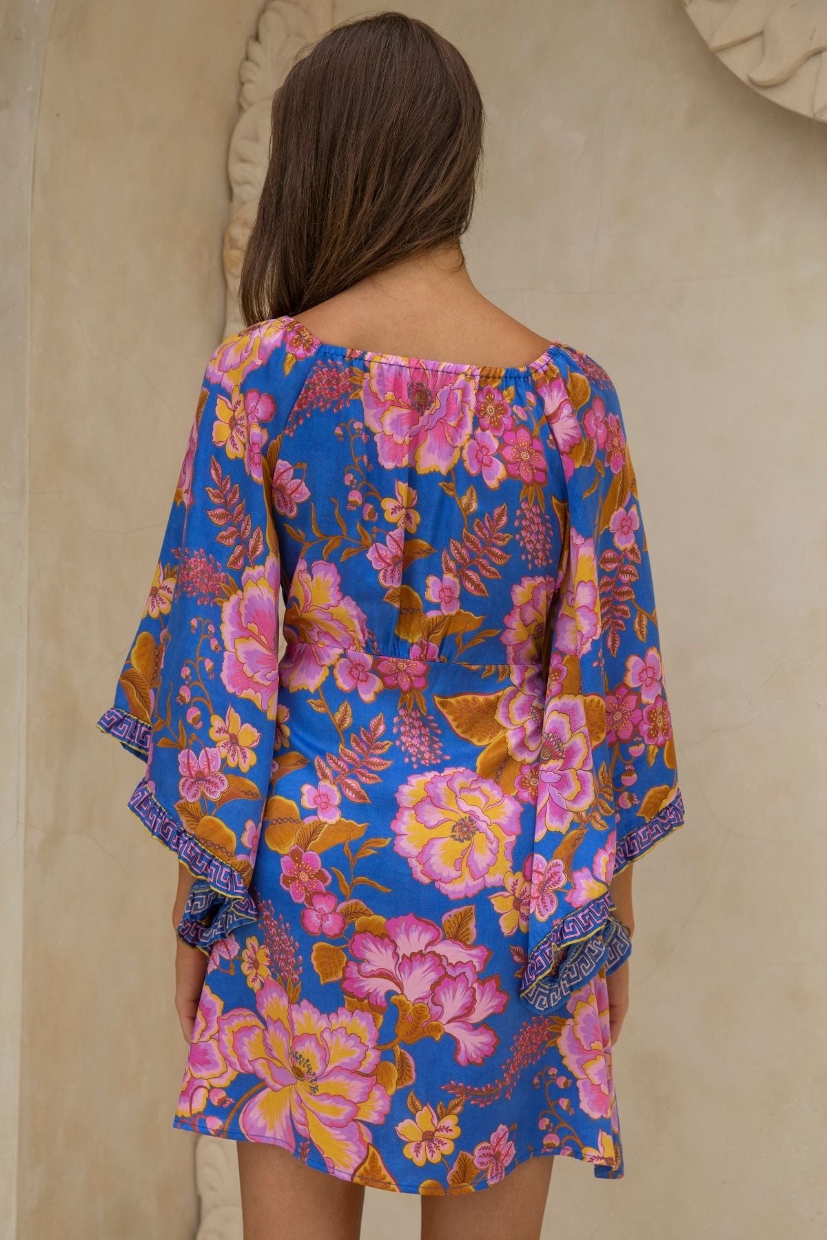 Tessa Mini Dress - Peony