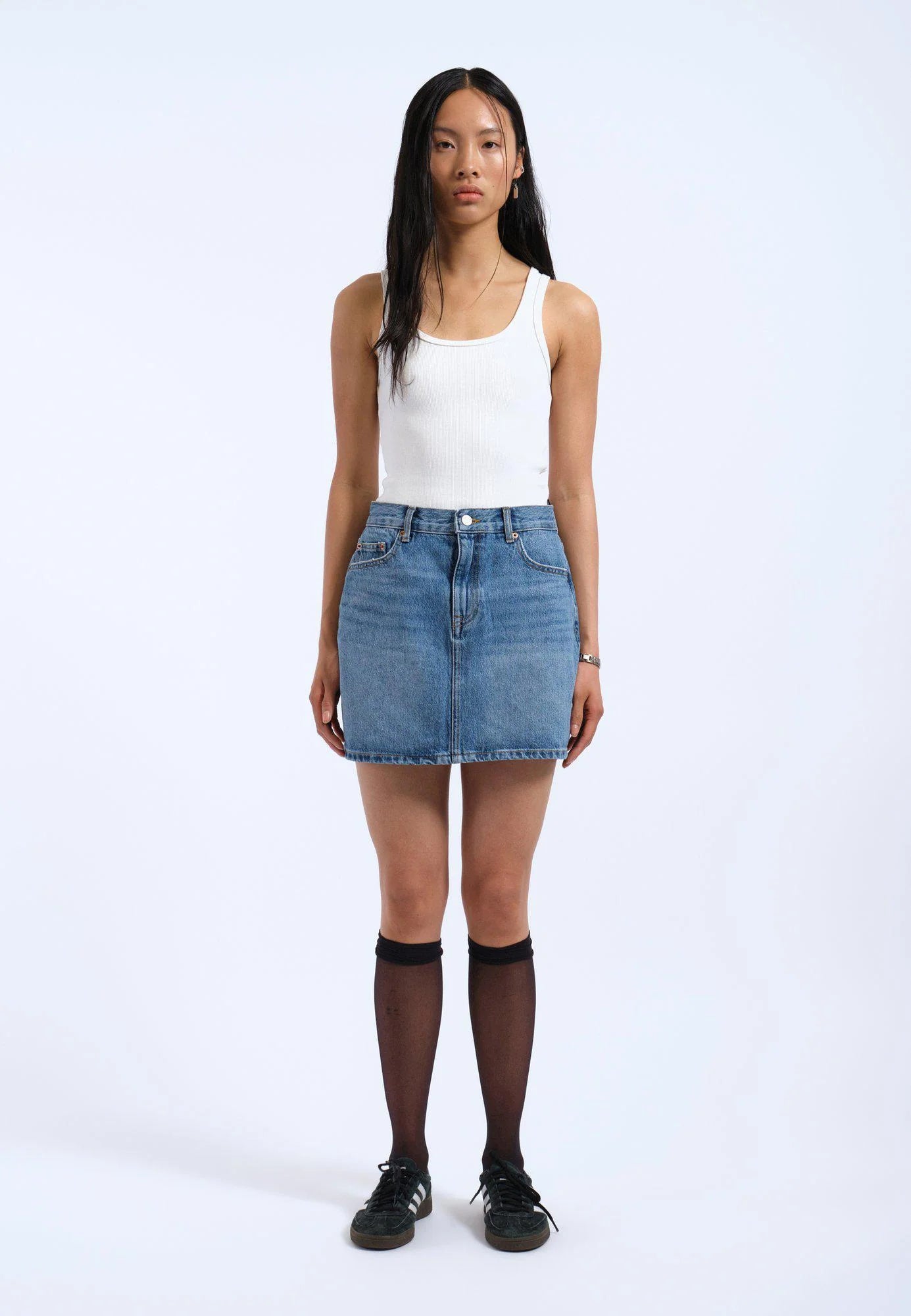Arch Skirt - Stream Sky Used