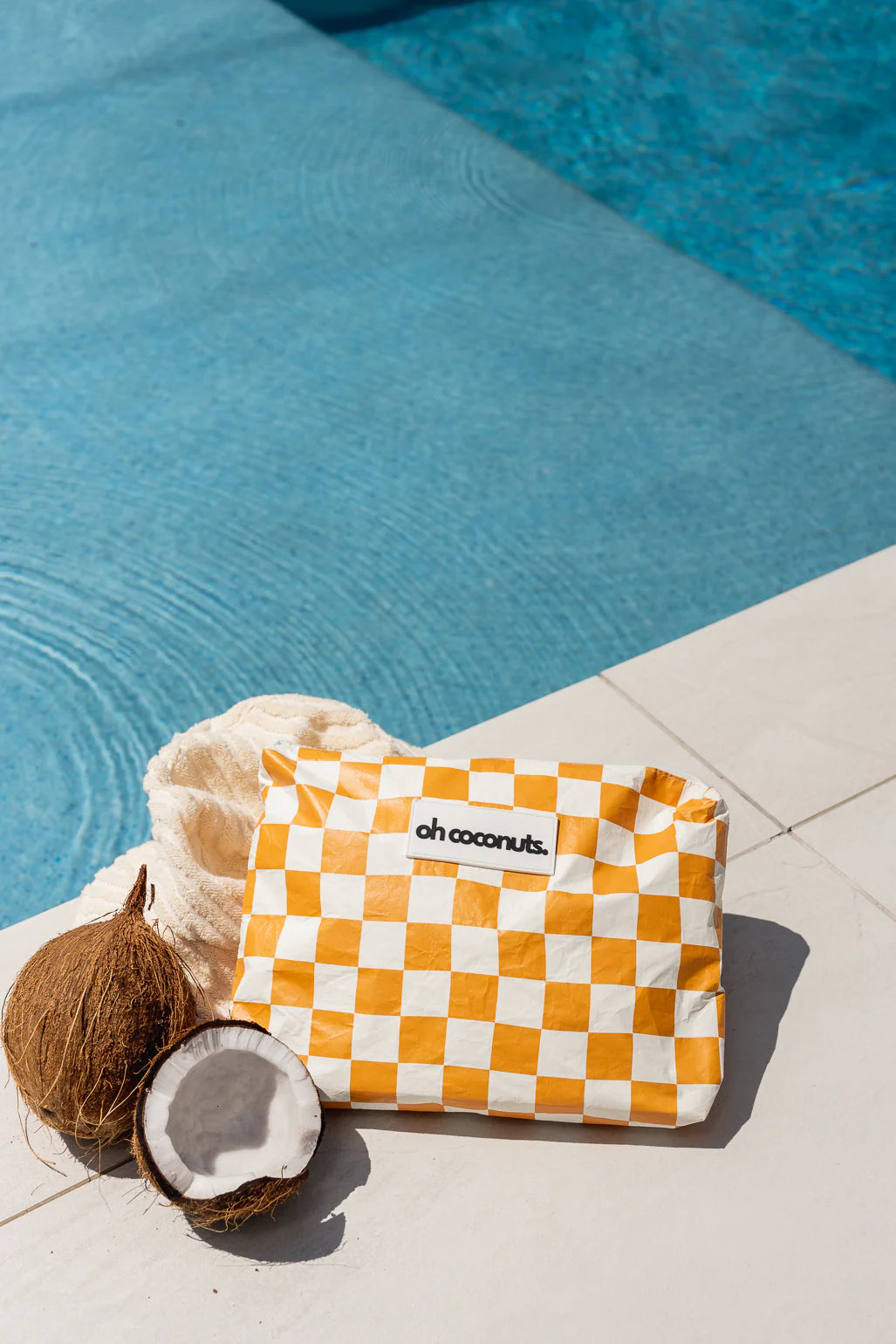 Large Beach Pouch - Keen As Mustard