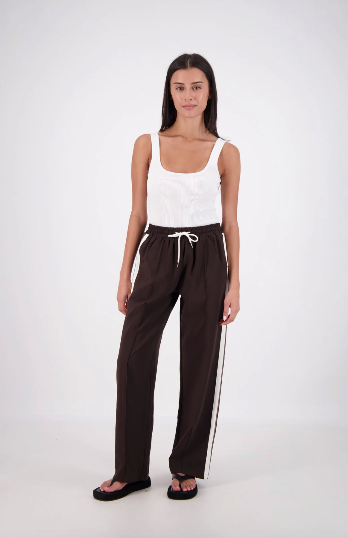 Cassis Trouser - Dark Brown