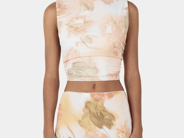 Geller Top - Peachy Garden