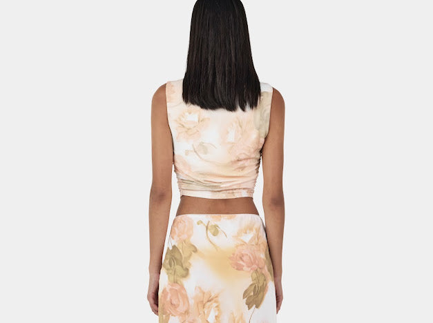 Geller Top - Peachy Garden