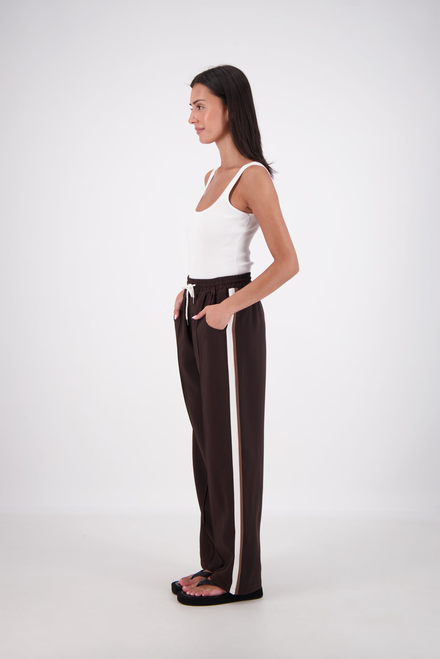 Cassis Trouser - Dark Brown
