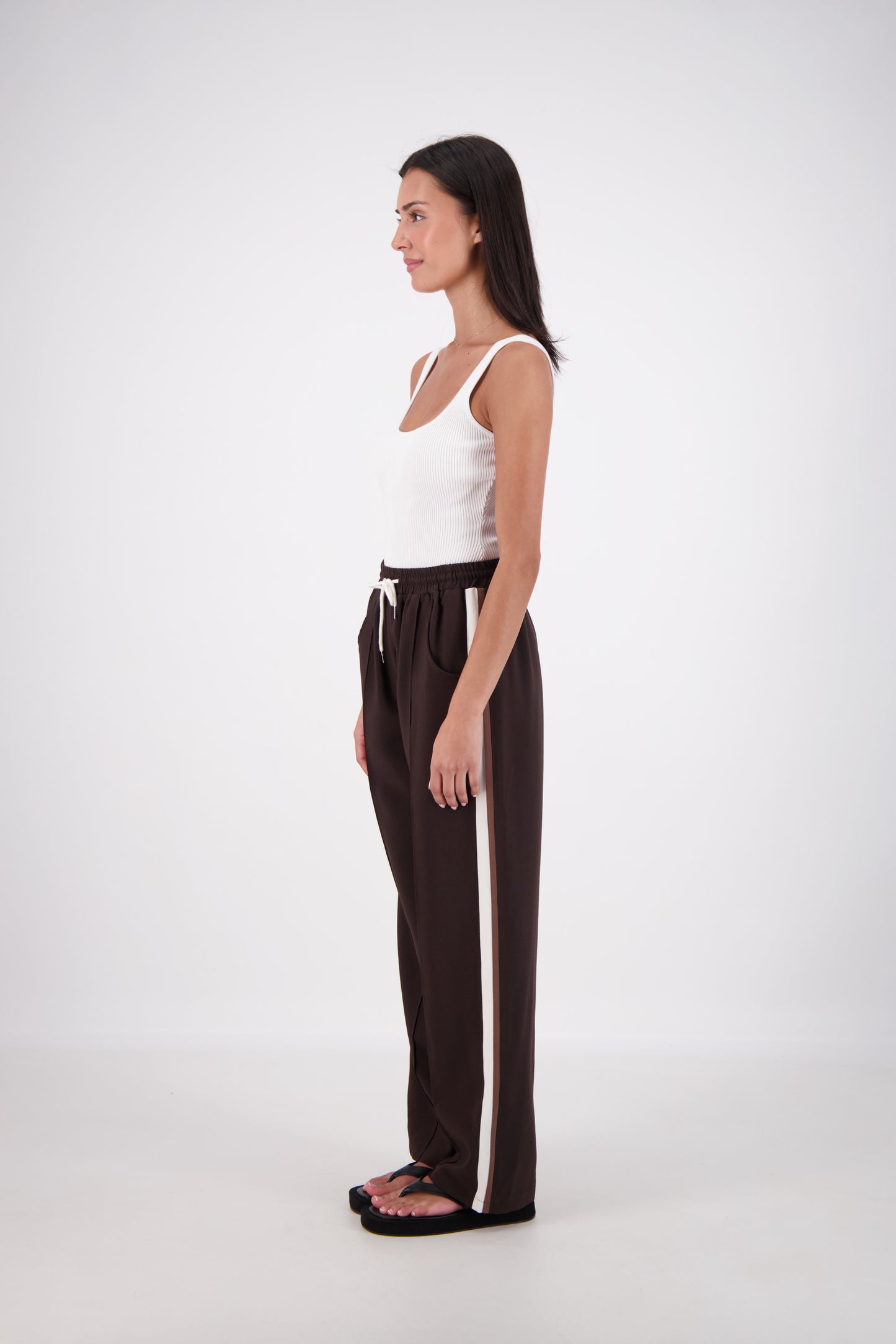 Cassis Trouser - Dark Brown