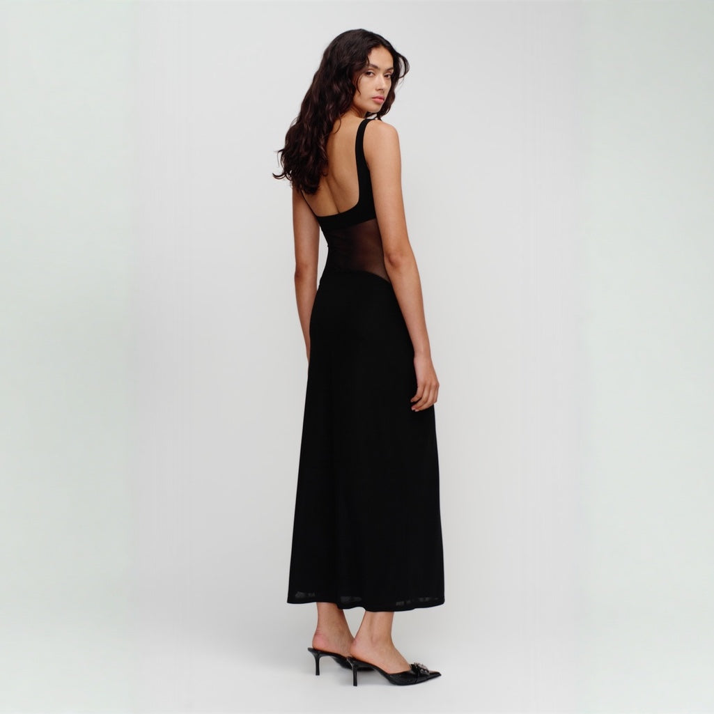 Justine Maxi Dress - Black