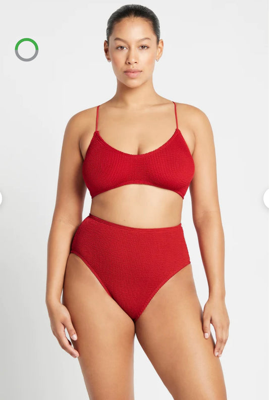 Selena Crop - Baywatch Red