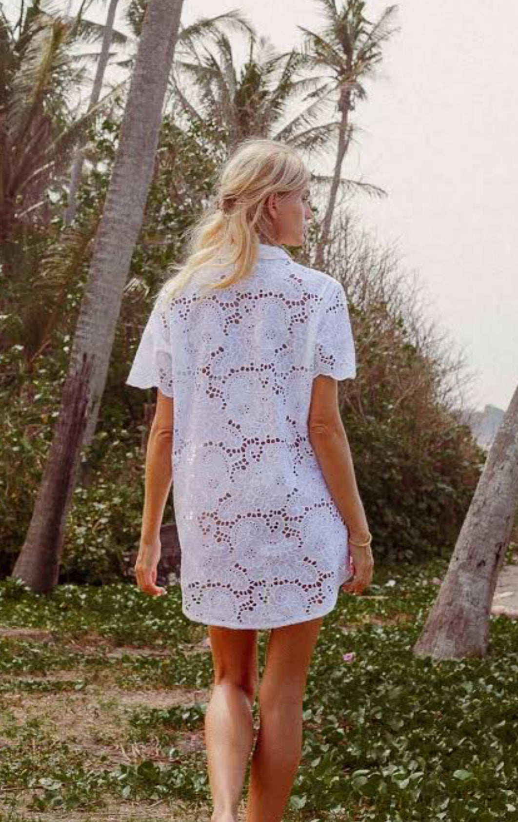 Ulluwatu Lace Shirt Dress