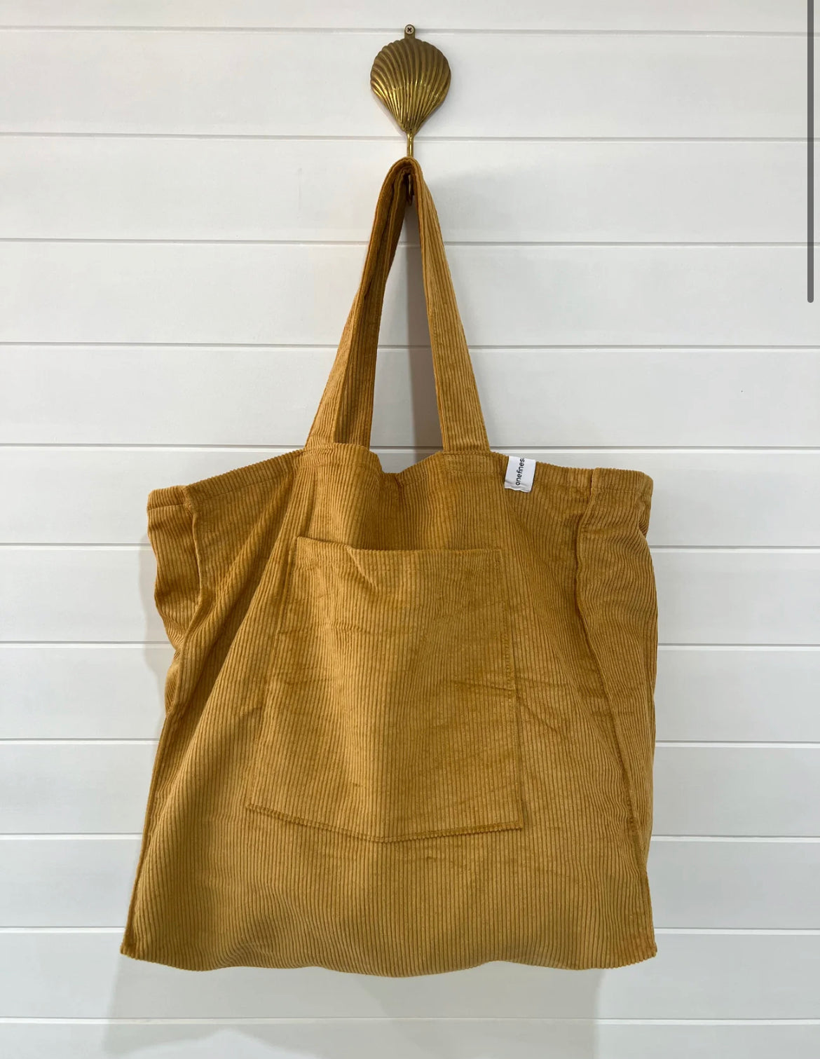 Corduroy Weekend Tote - Golden