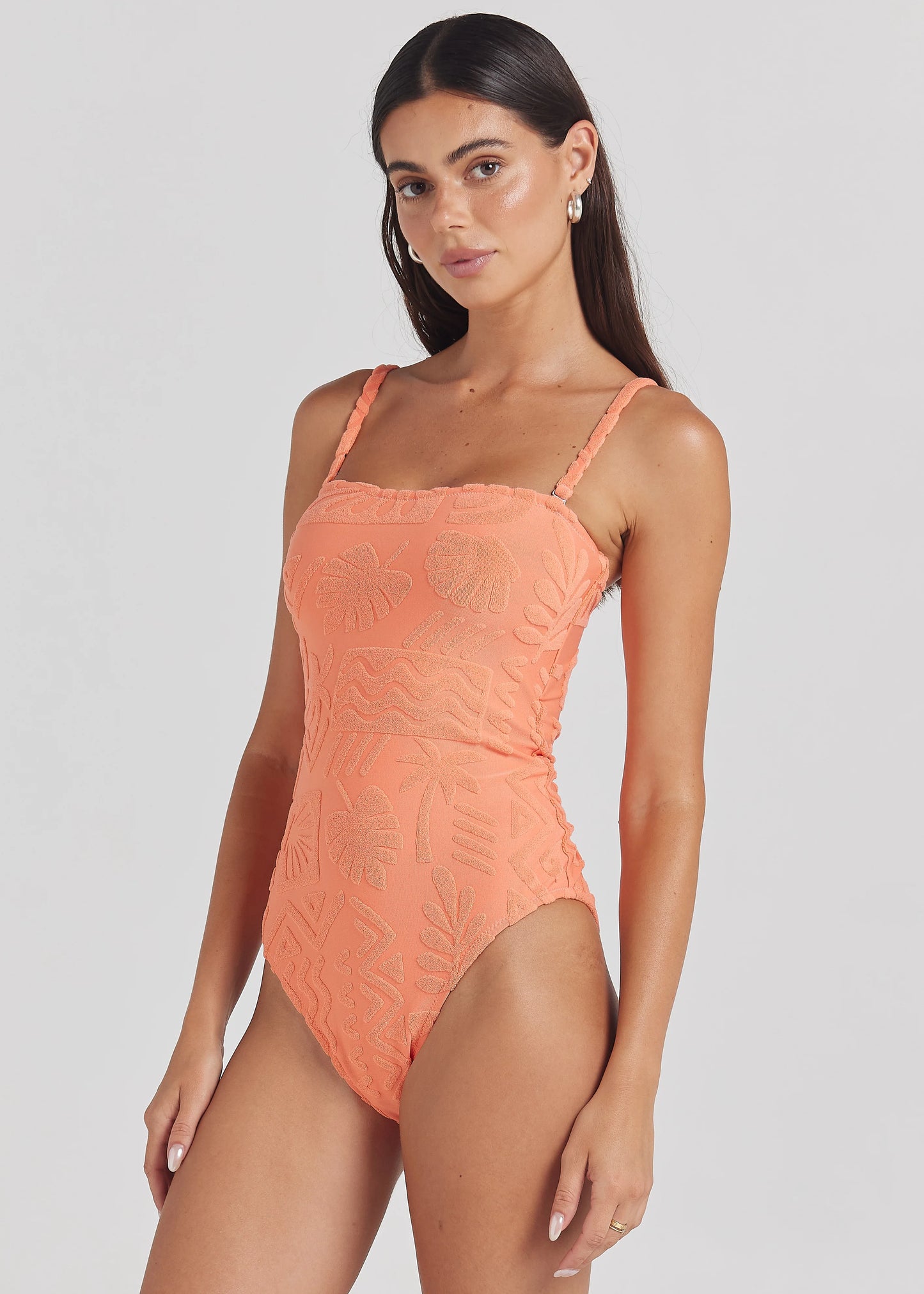 Mai Tai Bandeau One Piece - Watermelon