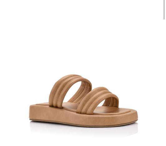 Boss Flatform Slide - Caramel