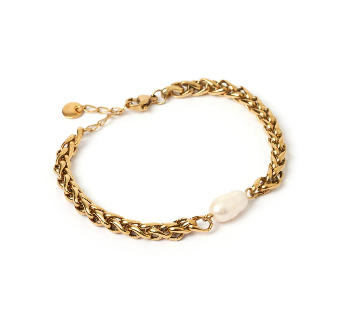 Mia Pearl and Gold Bracelet