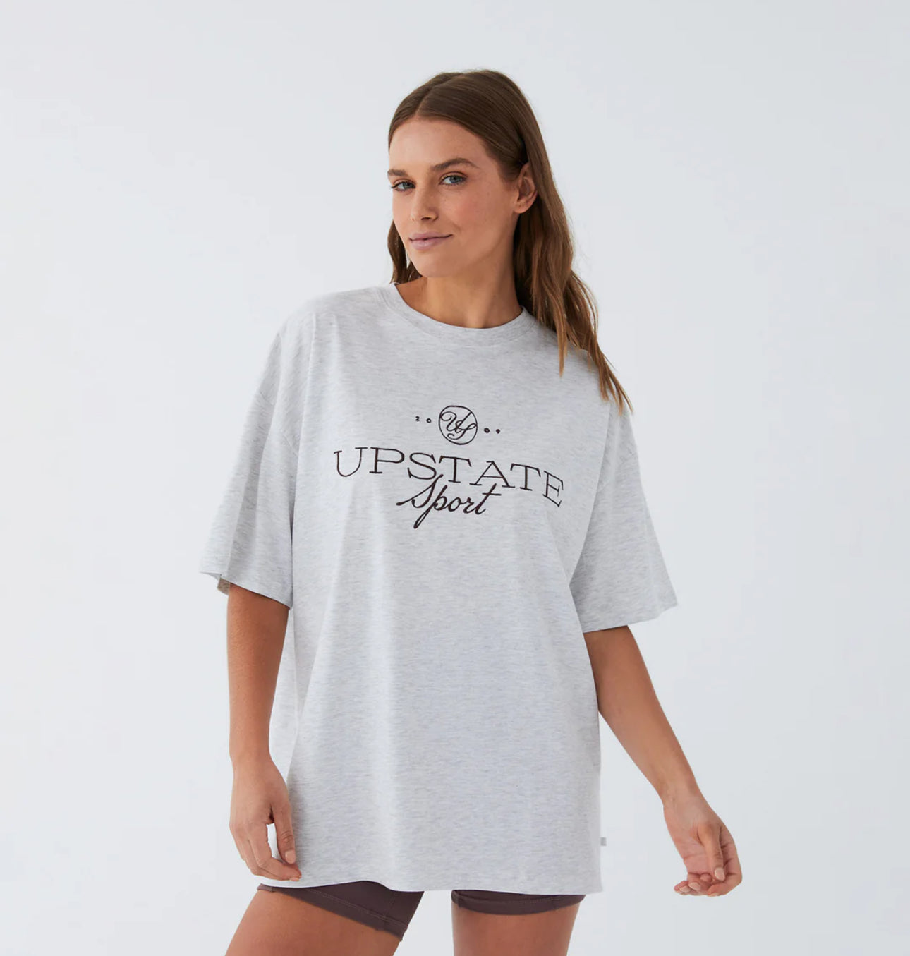 Hustle Tee - Snow Marle Upstate Sport Luxe