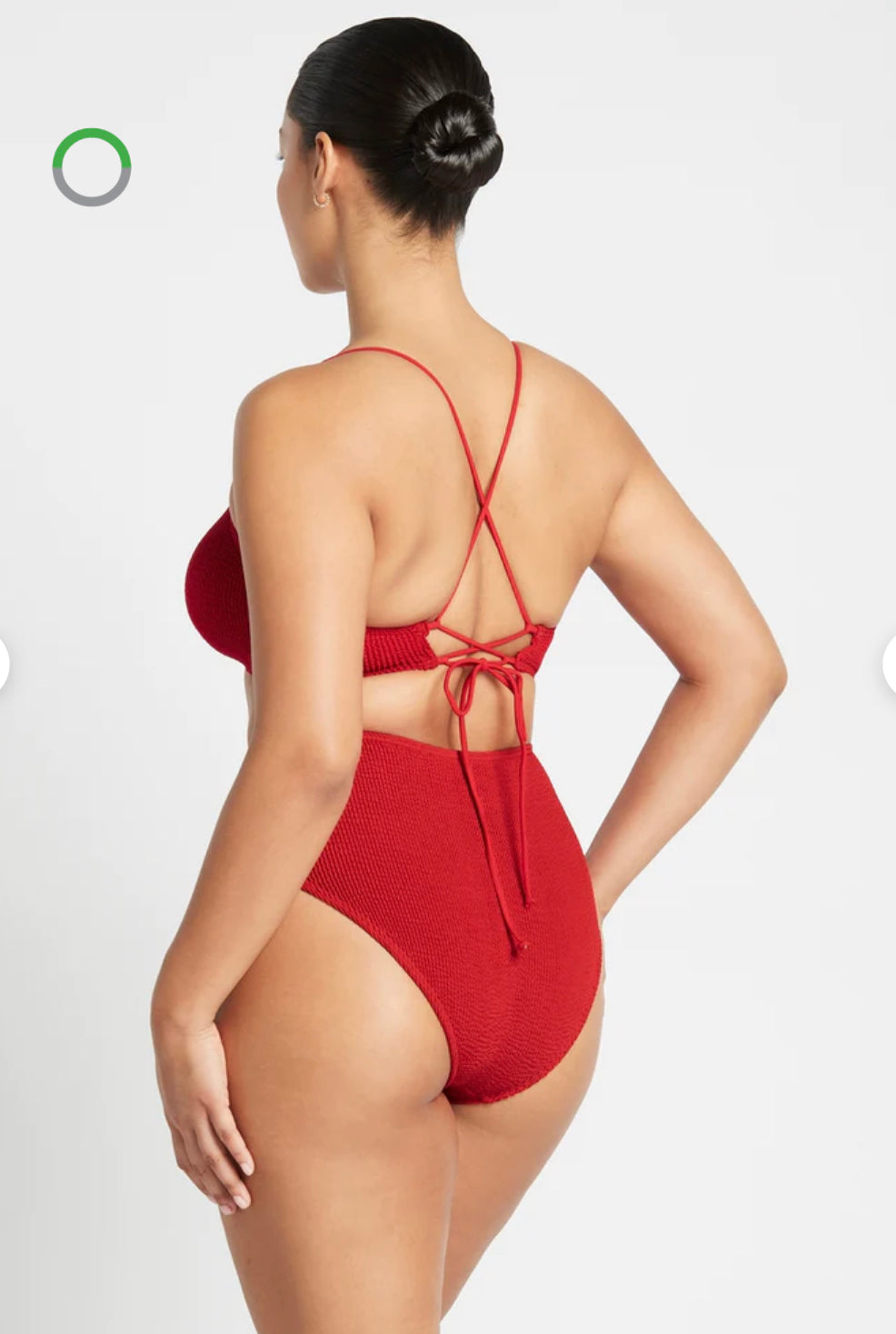 Selena Crop - Baywatch Red