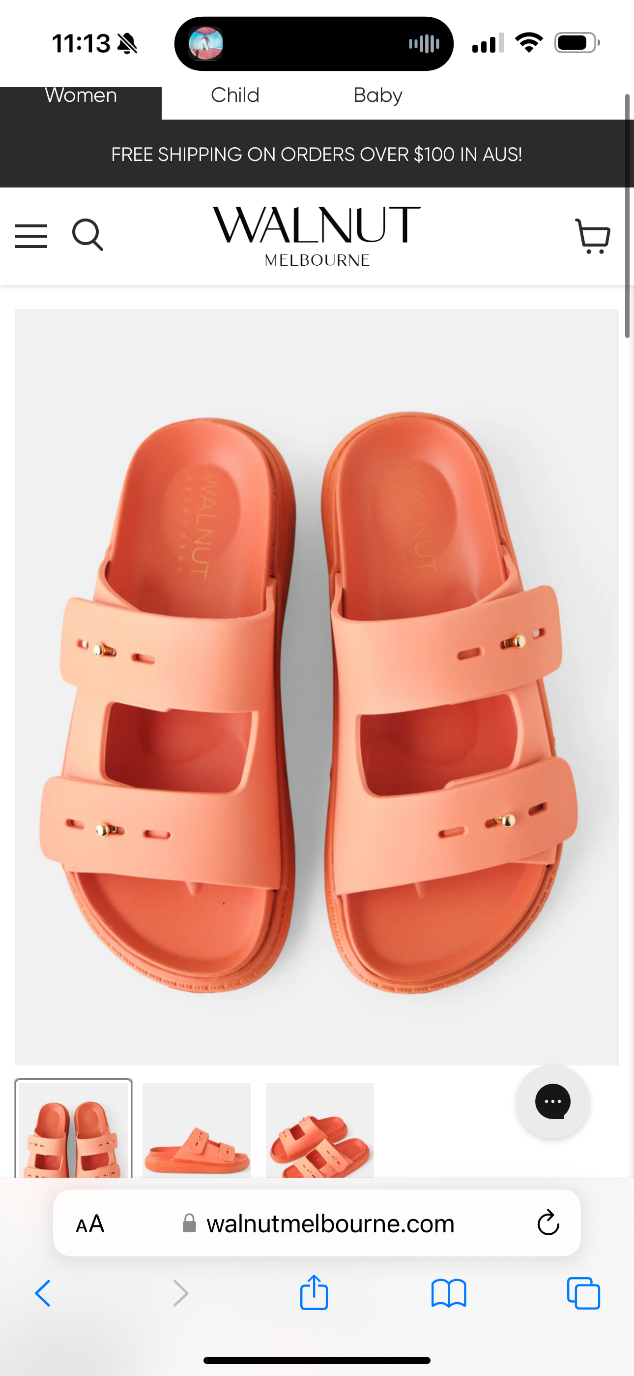 Tori Slide Orange