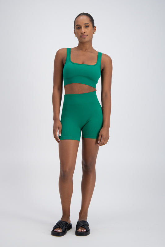 Palermo Rib Crop Green