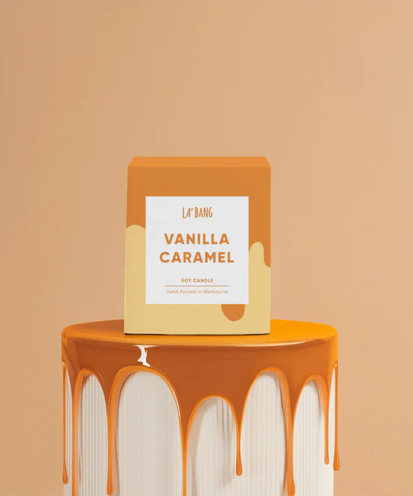 Vanilla Caramel Wood Wick Candle