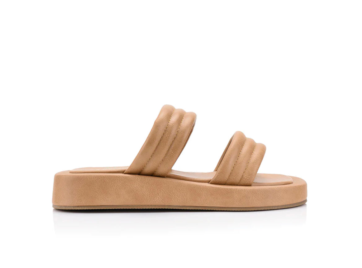 Boss Flatform Slide - Caramel