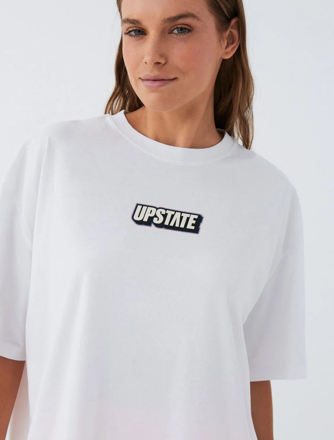 Hustle Tee - White/Upstate Hustle