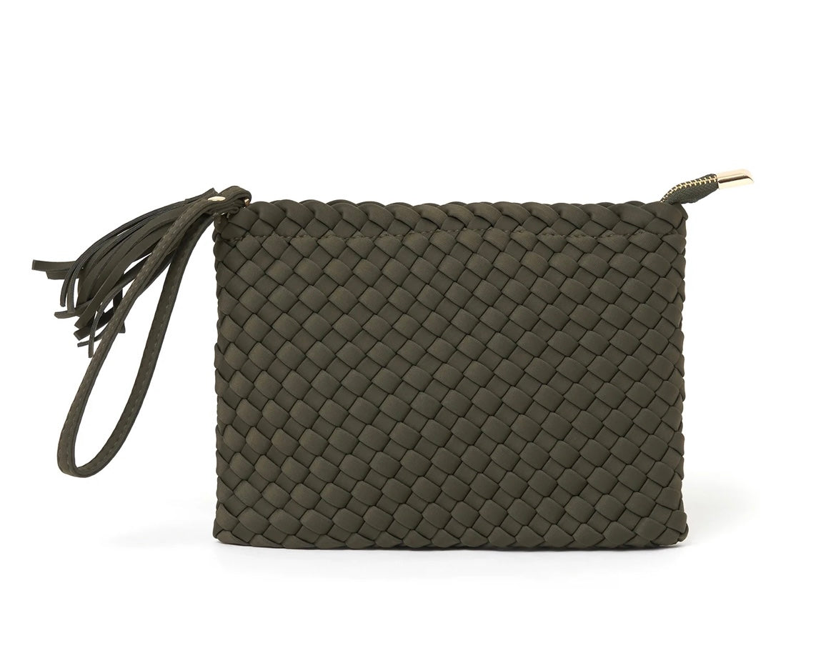 Lavinia Clutch Bag - Khaki