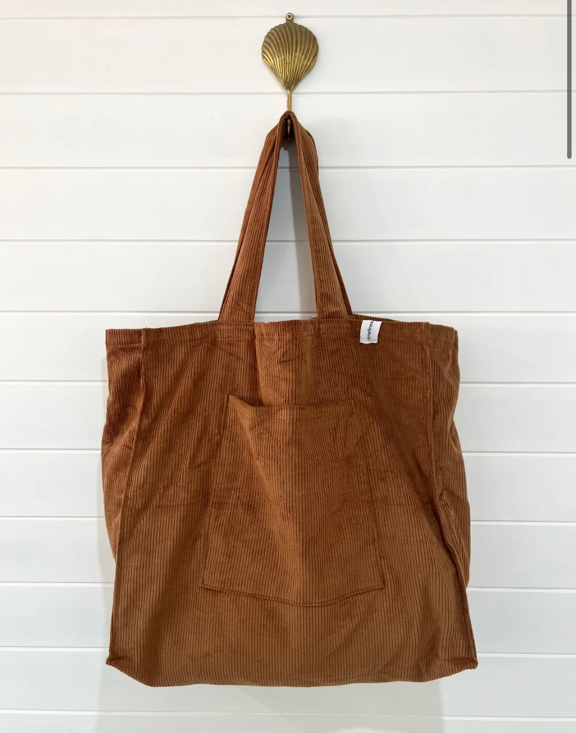 Corduroy Weekend Tote - Cocoa