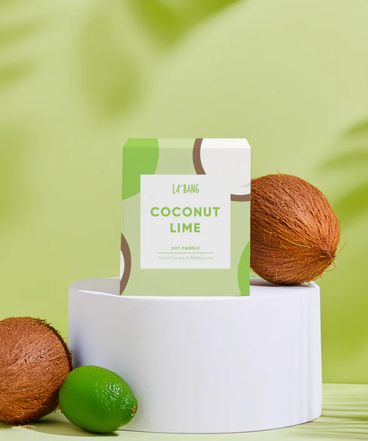 Coconut Lime Wood Wick Candle