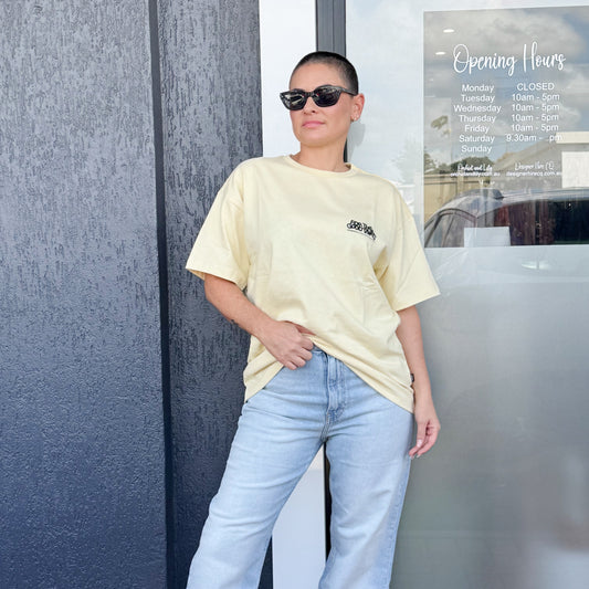 Trooper Tee - Light Yellow Flower