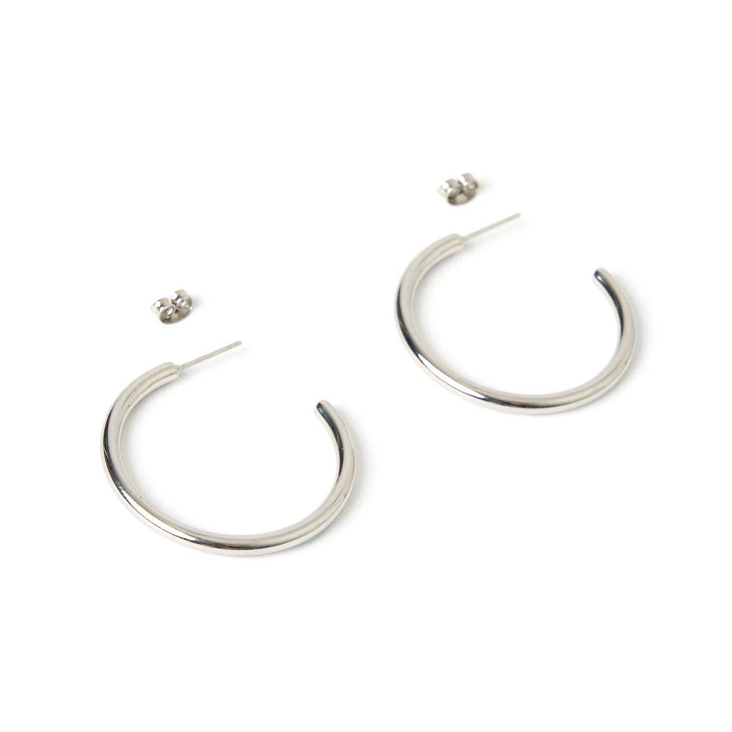 Harper Hoop Earrings - Silver