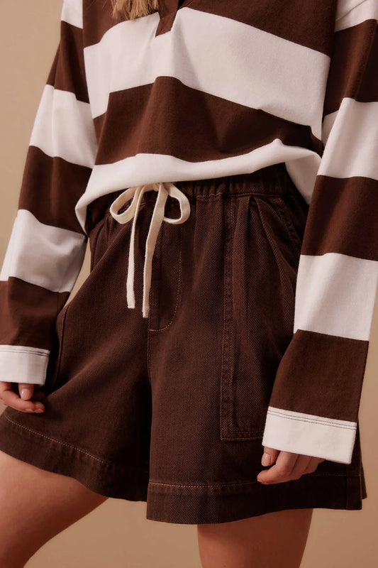 Relaxed Everyday Short - Chocolate